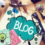 Halaman Web Sebuah Blog Internet Mengenai Infomasi